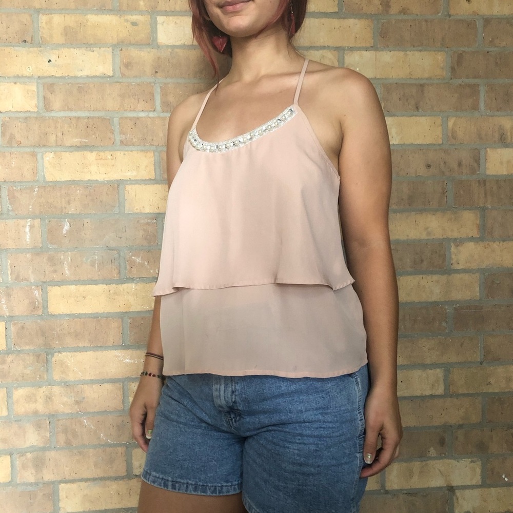 Pink blouse